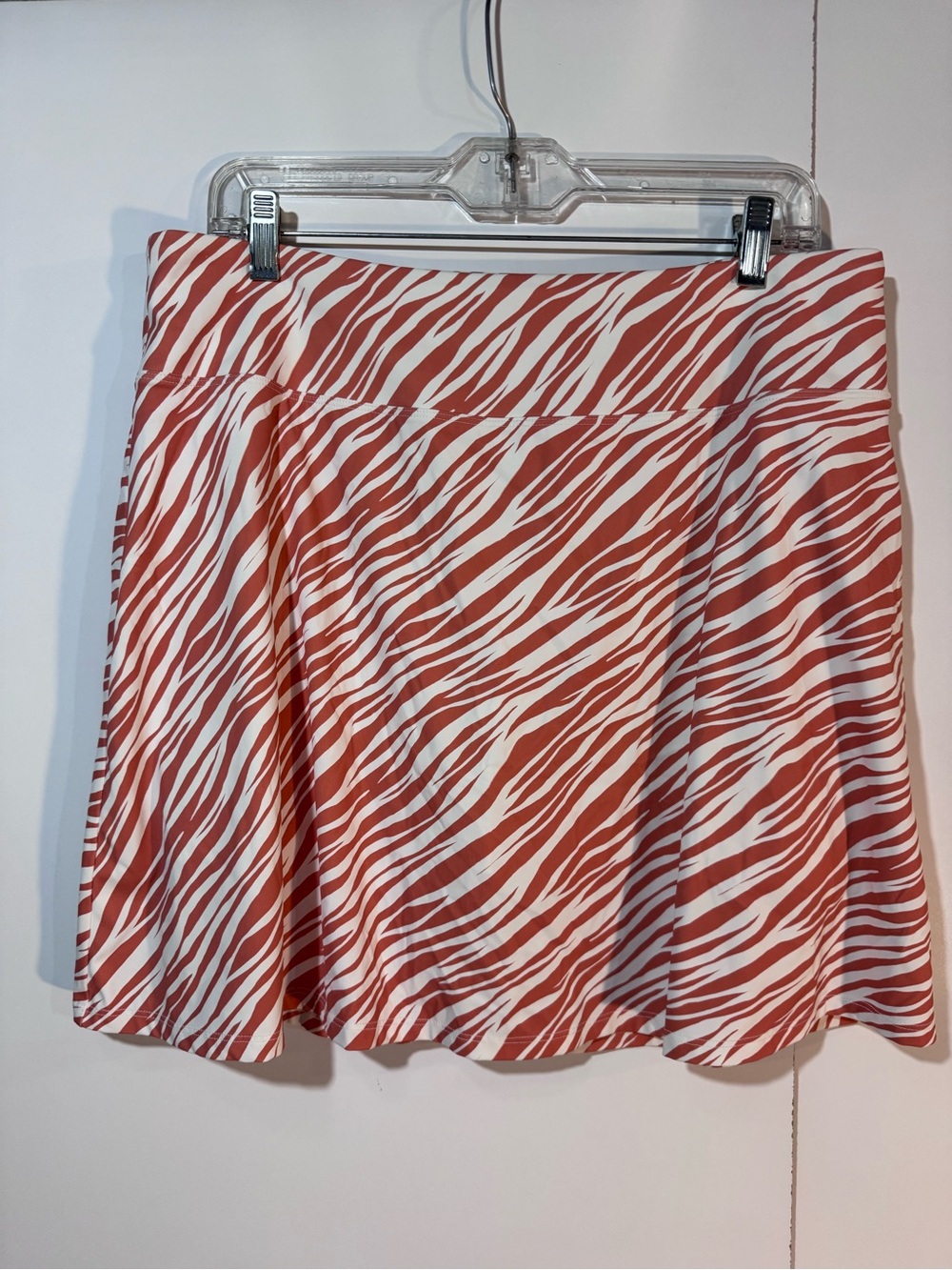 Tommy Bahama IslandZone Coral Zebra Print Skort Size L